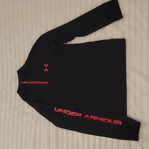 Under Armour 1/4 Zip Up Boys Heatgear